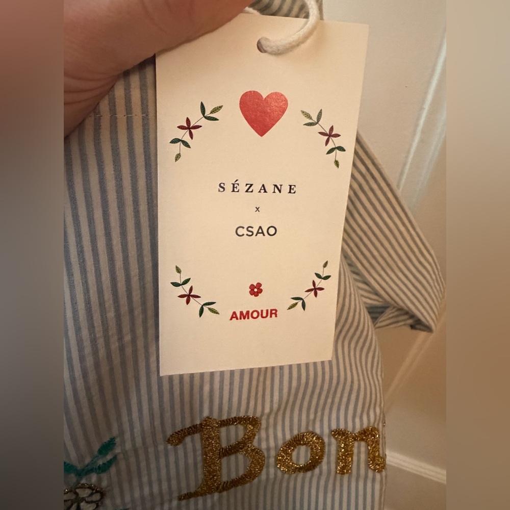 Sezane x Csao Bonheur Zip Tote - Picture 4 of 6